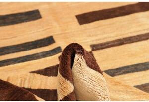 Tappeto Gabbeh Fine Geometrico Beige Marrone 190x230 Cm