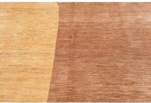Tappeto Gabbeh Fine Geometrico Marrone Beige 180x249 Cm