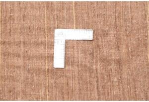 Tappeto Gabbeh Fine Geometrico Marrone Beige 180x249 Cm