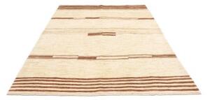 Tappeto Gabbeh Fine Geometrico Avorio Marrone 190x230 Cm