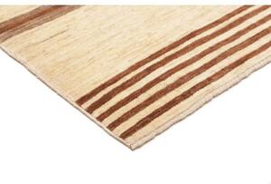 Tappeto Gabbeh Fine Geometrico Avorio Marrone 190x230 Cm
