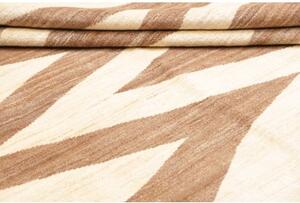 Tappeto Gabbeh Fine Geometrico Beige Marrone 195x230 Cm