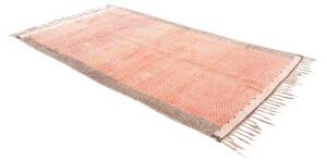 Tappeto Kilim Moderno Geometrico Rosa Beige 150x250 Cm