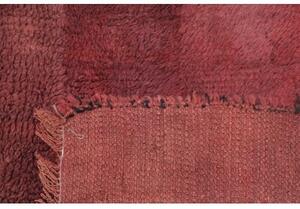 Tappeto Kilim Moderno Geometrico Rosso Bordeaux Bruno 100x155 Cm