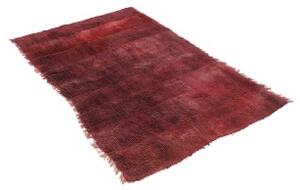 Tappeto Kilim Moderno Geometrico Rosso Bordeaux Bruno 100x155 Cm