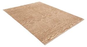 Tappeto Gabbeh Fine Geometrico Marrone Avorio 180x234 Cm