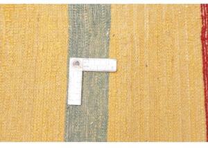 Tappeto Gabbeh Fine Geometrico Giallo Rosso 265x345 Cm