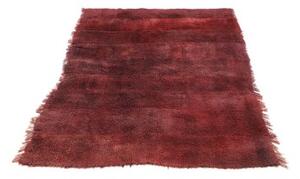 Tappeto Kilim Moderno Geometrico Rosso Bordeaux Bruno 100x155 Cm