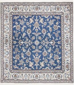 Tappeto Nain Kashmar Floreale Blu Avorio 192x212 Cm