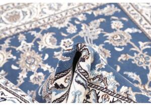Tappeto Nain Kashmar Floreale Blu Avorio 192x212 Cm