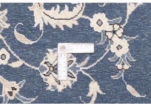 Tappeto Nain Kashmar Floreale Blu Avorio 192x212 Cm