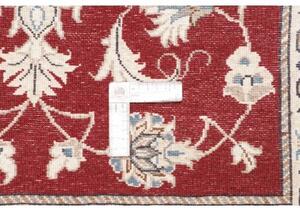 Tappeto Nain Kashmar Medaglione Floreale Rosso Bianco 70x138 Cm