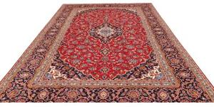 Tappeto Ardakan Medaglione Floreale Rosso Blu Scuro 257x370 Cm