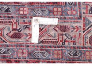 Tappeto Sarough Geometrico Blu Scuro Rosso 262x395 Cm