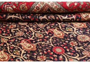 Tappeto Tabriz Floreale Blu Scuro Rosso 300x387 Cm