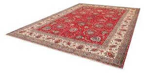 Tappeto Tabriz Floreale Rosso Avorio 300x385 Cm