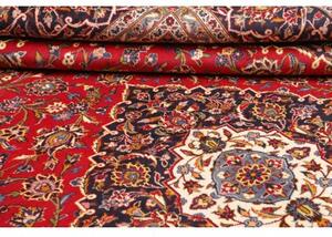 Tappeto Ardakan Medaglione Floreale Rosso Blu Scuro 300x402 Cm