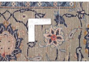 Tappeto Kashan Floreale Verde Chiaro Blu 305x410 Cm