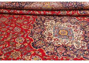 Tappeto Ardakan Medaglione Floreale Rosso Blu Scuro 300x415 Cm