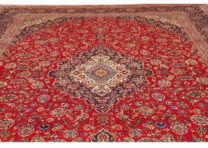 Tappeto Ardakan Medaglione Floreale Rosso Blu Scuro 300x415 Cm