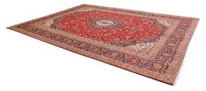 Tappeto Ardakan Medaglione Floreale Rosso Blu Scuro 300x402 Cm