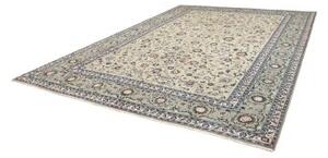 Tappeto Kashan Floreale Verde Chiaro Blu 305x410 Cm