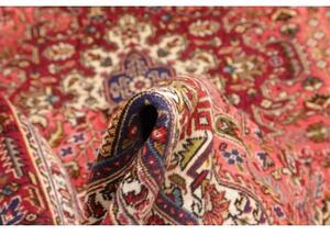 Tappeto Tabriz Stilizzato Rosso Corallo Rosso Scuro 206x296 Cm