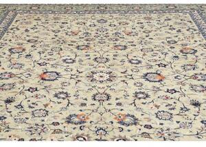 Tappeto Kashan Floreale Verde Chiaro Blu 305x410 Cm