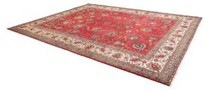 Tappeto Tabriz Floreale Rosso Avorio 300x385 Cm