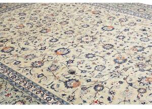 Tappeto Kashan Floreale Verde Chiaro Blu 305x410 Cm