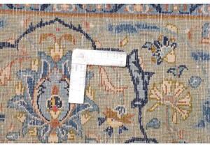 Tappeto Kashan Floreale Avorio Azzurro 292x400 Cm