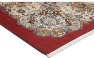 Tappeto Ardakan Medaglione Floreale Rosso Avorio 352x530 Cm