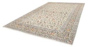 Tappeto Kashan Floreale Avorio Blu 260x370 Cm