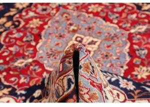 Tappeto Nadjafabad Medaglione Floreale Blu Scuro Avorio 280x406 Cm