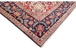 Tappeto Nadjafabad Medaglione Floreale Blu Scuro Avorio 280x406 Cm