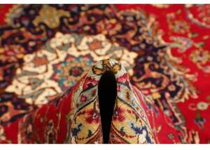 Tappeto Tabriz Medaglione Floreale Rosso Blu Scuro 248x360 Cm