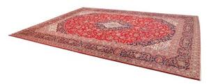 Tappeto Ardakan Medaglione Floreale Rosso Blu Scuro 298x413 Cm