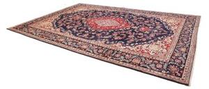 Tappeto Nadjafabad Medaglione Floreale Blu Scuro Avorio 280x406 Cm