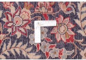 Tappeto Nadjafabad Medaglione Floreale Blu Scuro Avorio 280x406 Cm