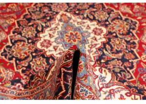 Tappeto Ardakan Medaglione Floreale Rosso Blu Scuro 298x413 Cm