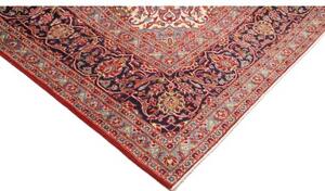 Tappeto Ardakan Medaglione Floreale Rosso Blu Scuro 298x413 Cm