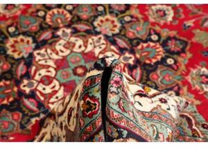 Tappeto Tabriz Medaglione Floreale Rosso Blu Scuro 250x362 Cm