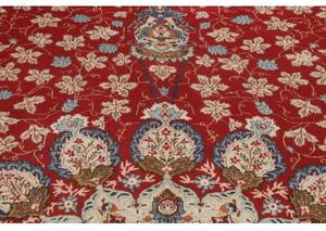 Tappeto Ardakan Medaglione Floreale Rosso Avorio 352x530 Cm