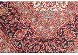 Tappeto Ardakan Medaglione Floreale Rosso Blu Scuro 298x413 Cm