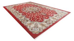 Tappeto Ardakan Medaglione Floreale Rosso Avorio 352x530 Cm