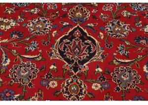 Tappeto Ardakan Medaglione Floreale Rosso Blu Scuro 340x490 Cm