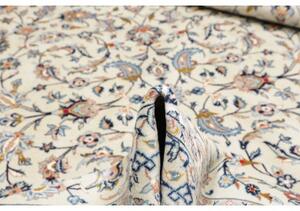 Tappeto Kashan Floreale Avorio Blu 310x442 Cm