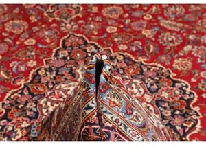 Tappeto Ardakan Medaglione Floreale Rosso Blu Scuro 307x403 Cm