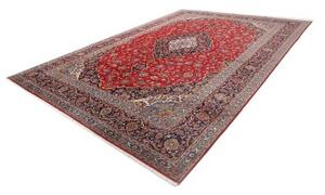 Tappeto Ardakan Medaglione Floreale Rosso Blu Scuro 340x490 Cm