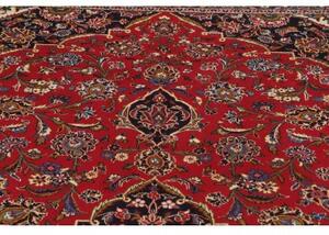 Tappeto Ardakan Medaglione Floreale Rosso Blu Scuro 340x490 Cm